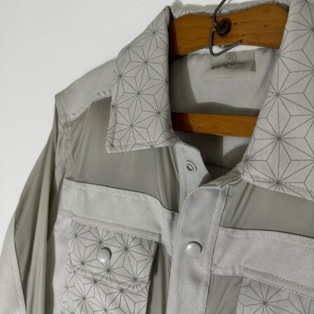 Epcot NWT sheer Spaceship Earth jacket size S - Picture 8 of 16